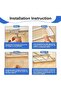2 Pcs Extendable Closet Shelf, Adjustable Storage Rack, White Wardrobe Cupboard Compartment Separato - 7