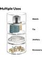 1Pack Belt Organizer, Clear Acrylic Stackable Belt Storage Box for Closet and Drawer, 4 La - 2