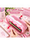 Cute Kawaii Style Cat Rabbit Dinosaur Astronaut Patterned Easy-To-Wipe Practical Magnetic Drawing Board with Pen Girls Boys Primary School Pen Holder Pencil Case - 4