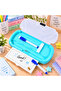 Cute Kawaii Style Cat Rabbit Dinosaur Astronaut Patterned Easy-To-Wipe Practical Magnetic Drawing Board with Pen Girls Boys Primary School Pen Holder Pencil Case - 3