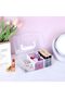Clear Stackable Storage Organizer Box, Multi-Purpose Plastic Container with 3 Adjustable Divider Gri - 2