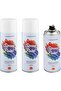 Pack Of 3 Spray Paint Set - 40 White - Multi-Surface 400ml Paint with Quick-Drying Cans - Id