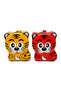 12 Pieces Metal Savings Box with Tiger Key, Locked, Colorful (5492)