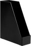Basics Plastic Desk Organizer - Magazine Rack, Black, 2-Pack - 5