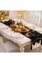 Ramadan Table Runner, Eid Mubarak Decorative Polyester Tablecloth, 35x180cm (13.78x70.87inch), White - 2