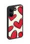 X8 Pro Compatible Red Heart Patterned Camera Protected Shockproof Case - 4