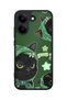 X8 Pro Compatible Green Bandana Cat Pattern Camera Protected Shockproof Case