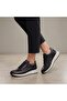 36342 Women's Genuine Leather Zippered Casual Shoes