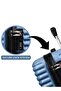 Destiny Carry-on Luggage | Hardside Soft Handle Trolley with TSA Lock | 360° 4 Wheeler| Cabin-20 Inch, Blue - 4