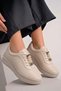 Women's Soft Comfortable Sole Seasonal Elastic Laces Daily Casual Sneaker Women's Shoes