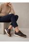 36342 Women's Genuine Leather Zippered Casual Shoes - 3