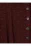 Women's ruched polka dot a-line dress - 3