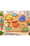 🧩   Wooden Montessori Puzzle for Children |   Vehicle Themed Educational Wooden Puzzle |   5 Pieces 25X20 cm