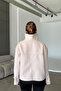 High Collar Double Breasted Soft Anti-Pilling Cashmere Fabric Women's Cashmere Coat Jacket - 5