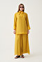 Collar detailed lined tensel tunic - 4