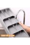 Expandable Silverware Organizer for Kitchen Drawer,Multipurpose Cutlery Tray for Utensils,Ad - 5