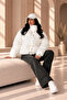 Women's Oversize Stand Collar Puffer Inflatable Coat - 3