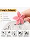 5 Pcs Grey Flower Molds, Durable Soft Daisy Design Mould, Muti-Functional Decorative Silicon - 4