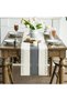 Artoide Mod Rustic Design Brown Color 12X72 Inch Table Runner - 2
