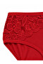 Plus Size Floral Lace Bow Detailed Cotton Women's Panties - 3