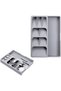 Expandable Silverware Organizer for Kitchen Drawer,Multipurpose Cutlery Tray for Utensils,Ad