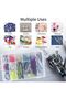 2pack 36 Grids Clear Plastic Organizer Box Container Craft Storage with Adjustable Dividers - 5