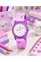 Sea, Pool Waterproof Anti-Allergic Silicone Strap Girls' Wristwatch - 2