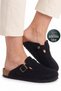 Comfortable Eva Sole Unisex Men's and Women's Home and Outdoor Daily Closed-Front Boston Sabo Felt Slippers - 2