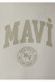 M0S10646 Logo Printed Hooded Men's Sweatshirt Beige - 7