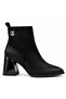 Frasco Genuine Leather Orthopedic Heeled Women's Boots Black - 2