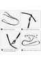 7 Pcs Eye Glasses String Holder Strap,Adjustable Eyewear String Lanyard Retainer,Eyeglass Holders Ar - 7