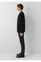 M0S10379 Logo Printed Sweatshirt Men's Sweatshirt Black - 4