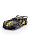 Remote-Controlled Racing Car Full Function 17 cm 45166 Black Yellow