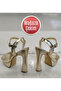 Gold Dore Evening Dress Shoes, 13 cm Stylish Heeled Shoes - 6