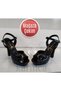 Black Patent Leather Evening Dress Shoes, 13 cm Stylish Heeled Shoes - 4