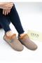 5518 Genuine Leather Suede Flat Heeled Women's Casual Shoes Real Leather Suede Mink