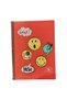 A4 Ring Bound 80 Sheets Checked Umur Smiley Emoji Notebook Plastic Cover