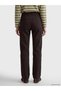 Vizyon New Season Brown Crop Straight Fit Women's Jean Trousers - 4