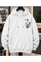 Hooded Sweatshirt Featuring a Striking Back Print That Reflects a Casual and Modern Style. - 2