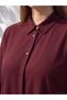 Lcw Curve Burgundy Large Size Modal Blend Shirt Tunic - 2