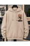 Featured Hoodie with a Modern and Fun Design, Featuring a Character Print on the Back. - 2