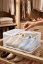 27 Liter Foldable Fabric Closet Organizer with Lid, Toy Organizer Storage Bag - 2