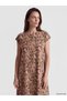 Peak New Season Black Crew Neck Patterned Dress - 2