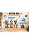 Robot Wall Sticker Set – Space, Rocket, and Planet Themed Kids' Room Wall Decor - 5