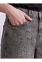 Özmarka New Season Gray Straight Fit Stoned Women's Jean Trousers - 3