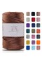 2 Mm - 200 gr Polyester Macrame Thread Copper 230 M Polyester Macrame Thread Suppla Rope And Bag Thread