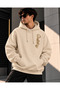 Dragon and Sword Printed Oversize Hoodie - 2