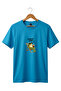 Cute Frog Current Mood Mood Coffee Design Printed 100% Cotton Basic T-Shirt