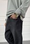 Stone Washed Black Baggy Jean - 4