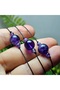 Amethyst Mini Natural Stone Bracelet - Positive Energy Stone - 1 Piece - 3